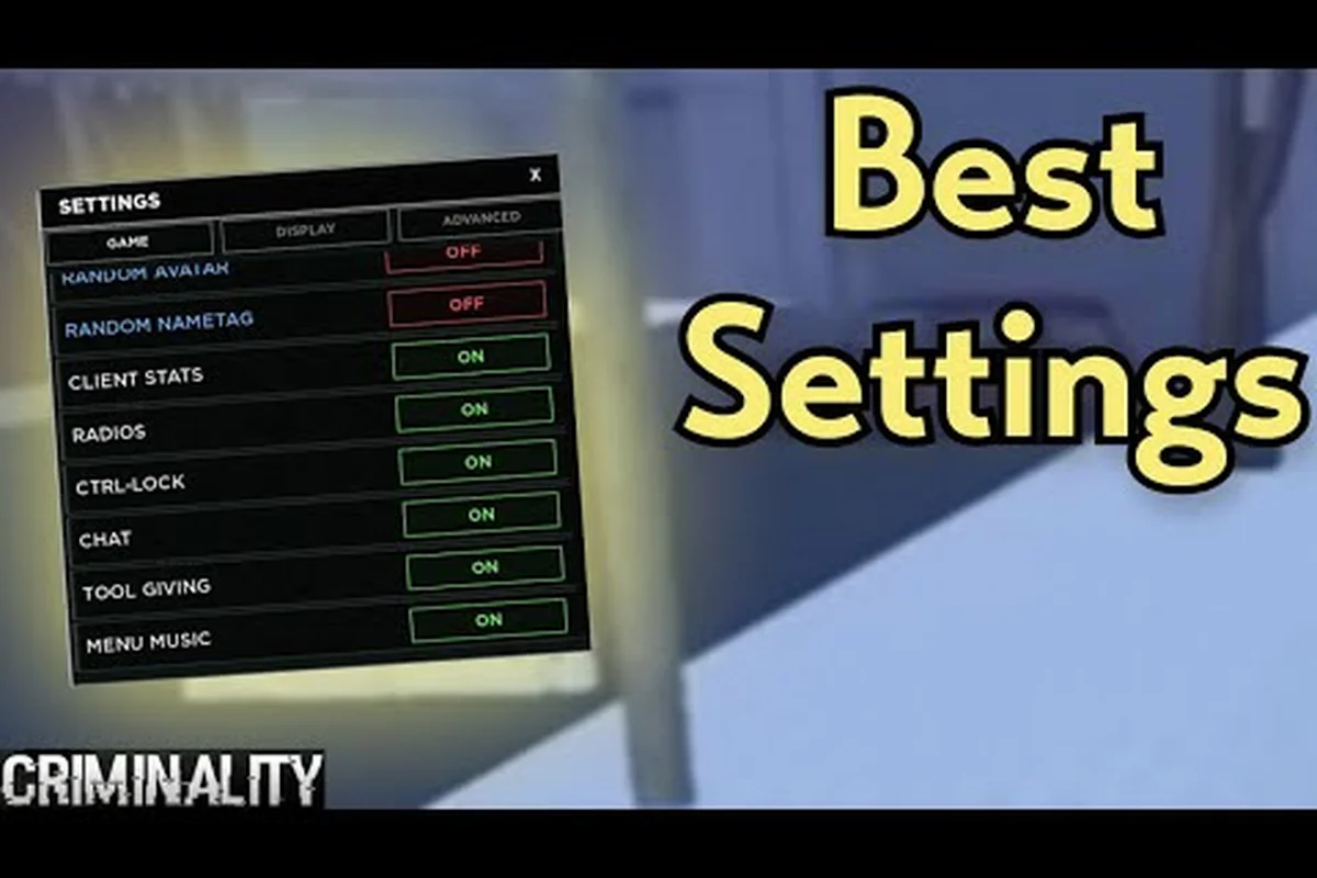 Criminality Keybinds: PC Controls and Sensitivity Guide